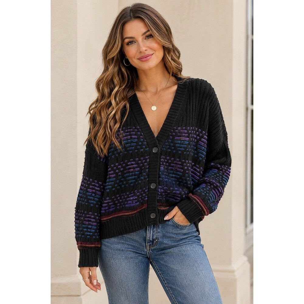 Vintage Method Size Medium Chunky 90s Grunge Cardigan Core Sweater Normcore